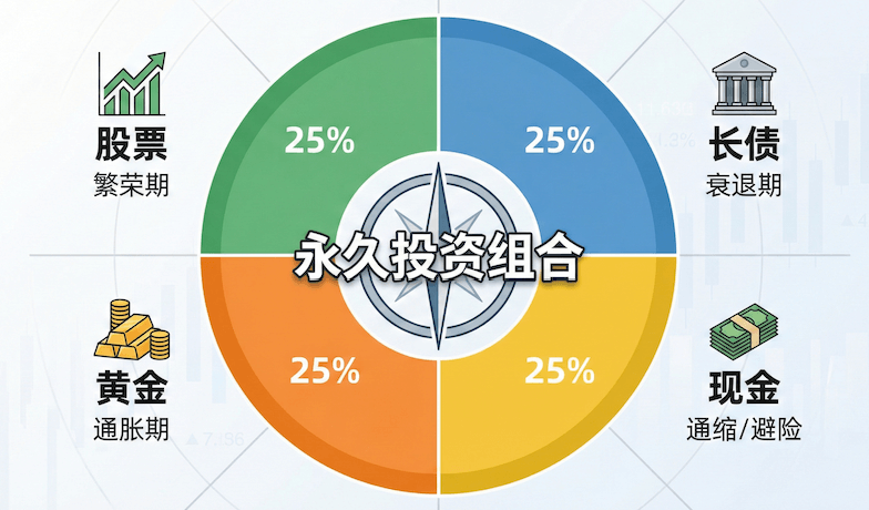 永久投资组合策略图